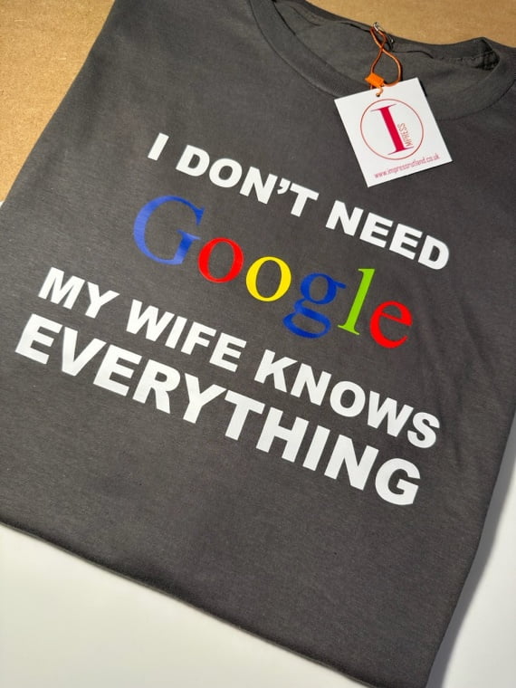 'I DON'T NEED GOOGLE...'